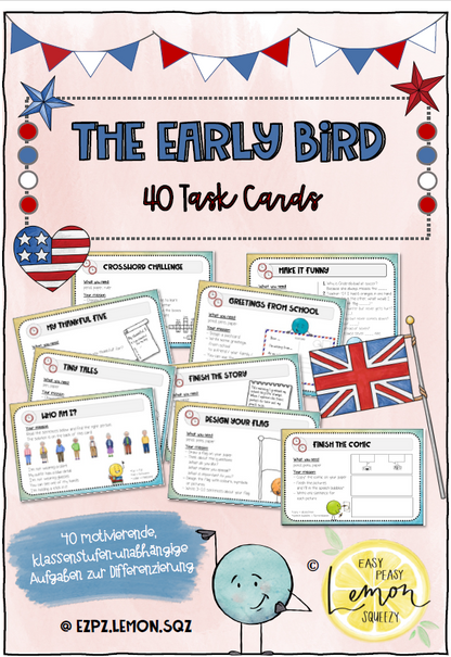 MEGA BUNDLE: Fast Finisher und Grammar Task Cards