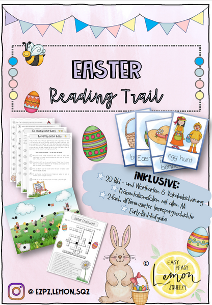 Big Bundle: English Reading Trails - Lesespurgeschichten (Christmas, Halloween, Thanksgiving, Easter + Saint Patrick's Day)