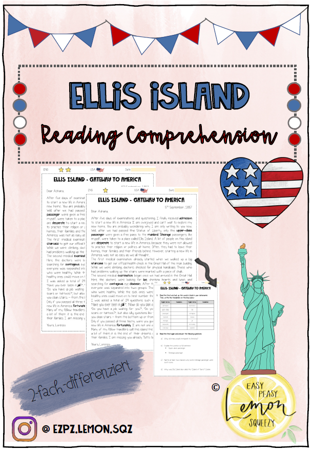 Bundle: Ellis Island (Reading + Role-Play)