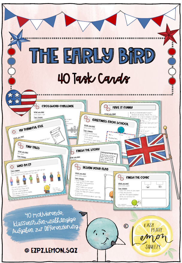 Fast Finisher- / Early Bird-Aufgaben Englisch