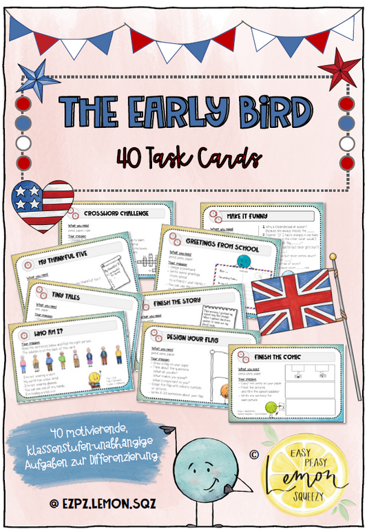 Fast Finisher- / Early Bird-Aufgaben Englisch