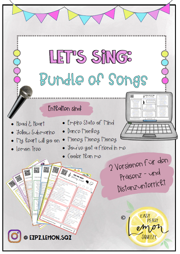 Songs im Englischunterricht: Part 1 + 2