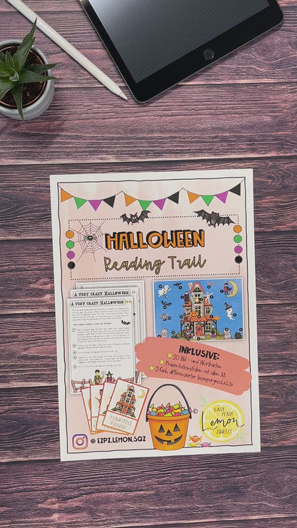 Big Bundle: Halloween (Reading Trail, Speed Dating und Bildkarten)
