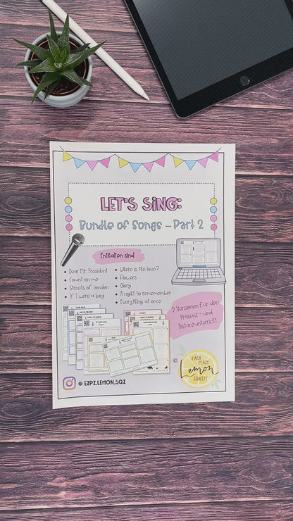 Songs im Englischunterricht - Part 2