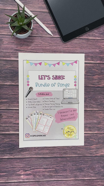 Songs im Englischunterricht - Part 1