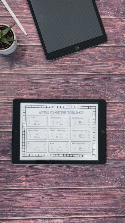 Große Lerntheke Going to-Future (mit interaktiver Version)