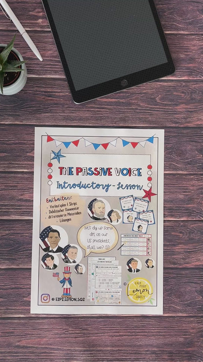 Passive Voice - Active Voice English - Introductory Double Lesson