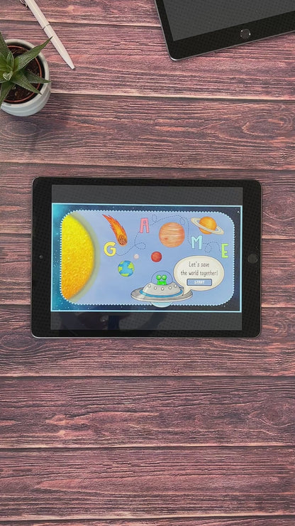 English Sounds / Phonetics: Interactive Game: Let's Save the World