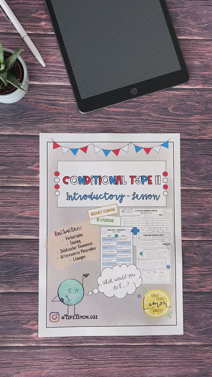Materialpaket: Conditional / If Clauses 1 & 2 - Introductory Lessons